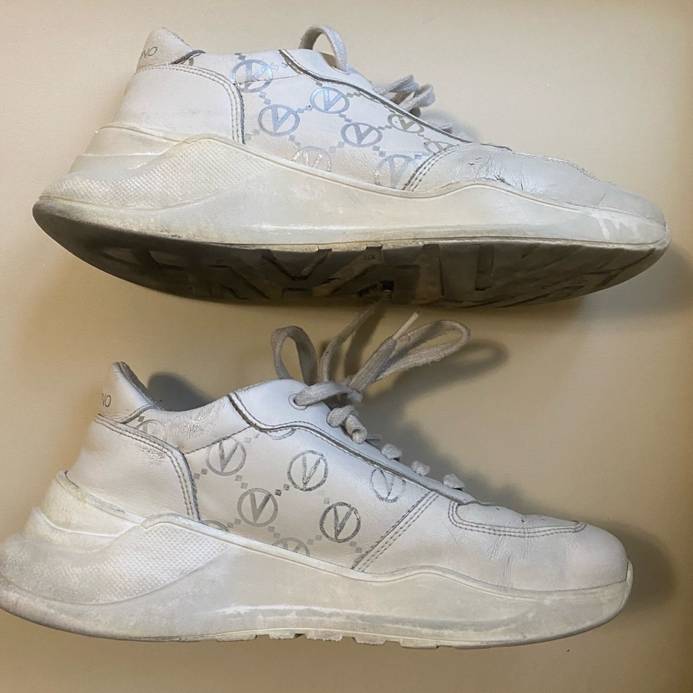 Valentino Berenice Metallic Logo Women’s Sneakers
